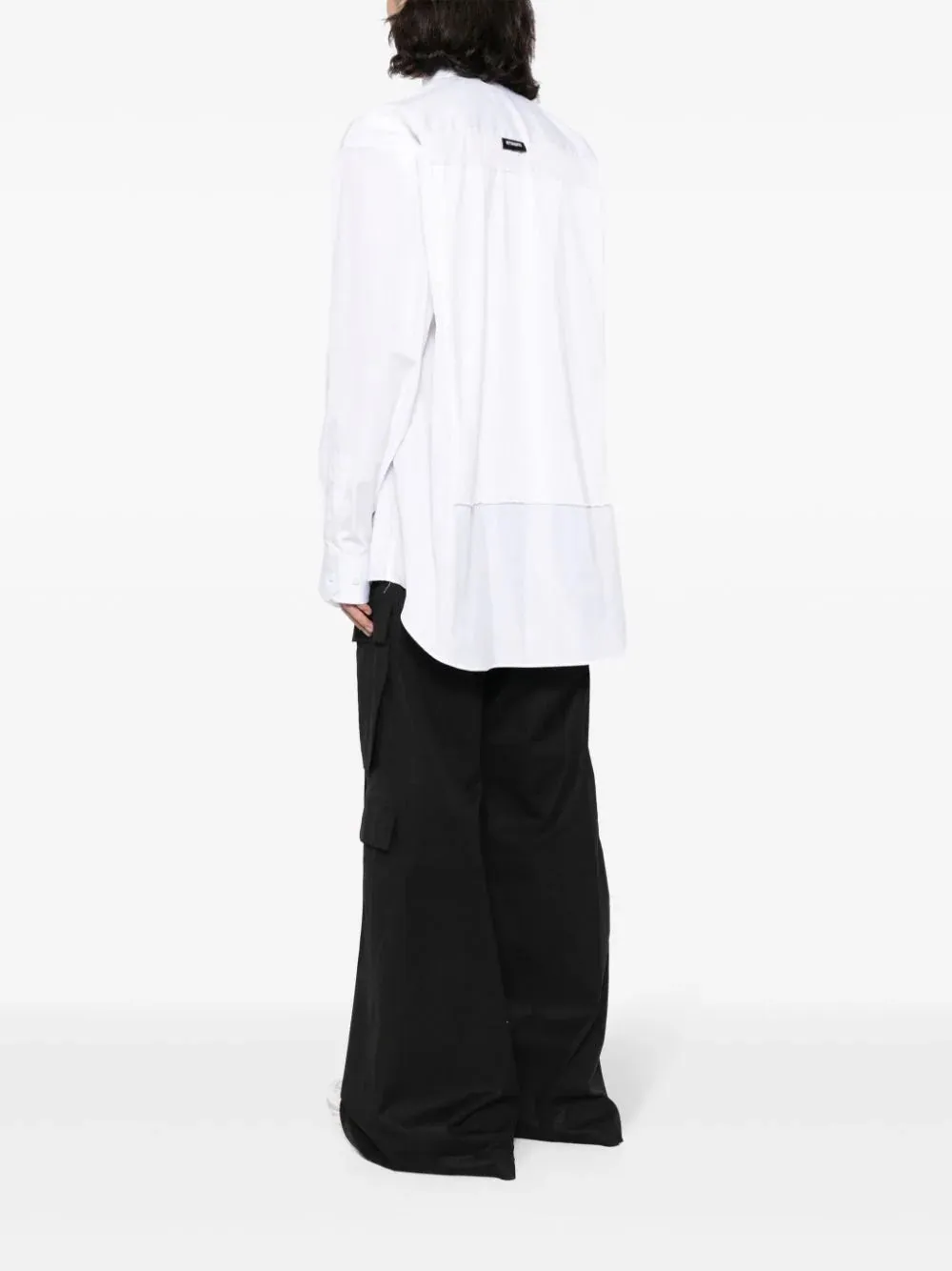Logo-Tag Cotton Shirt