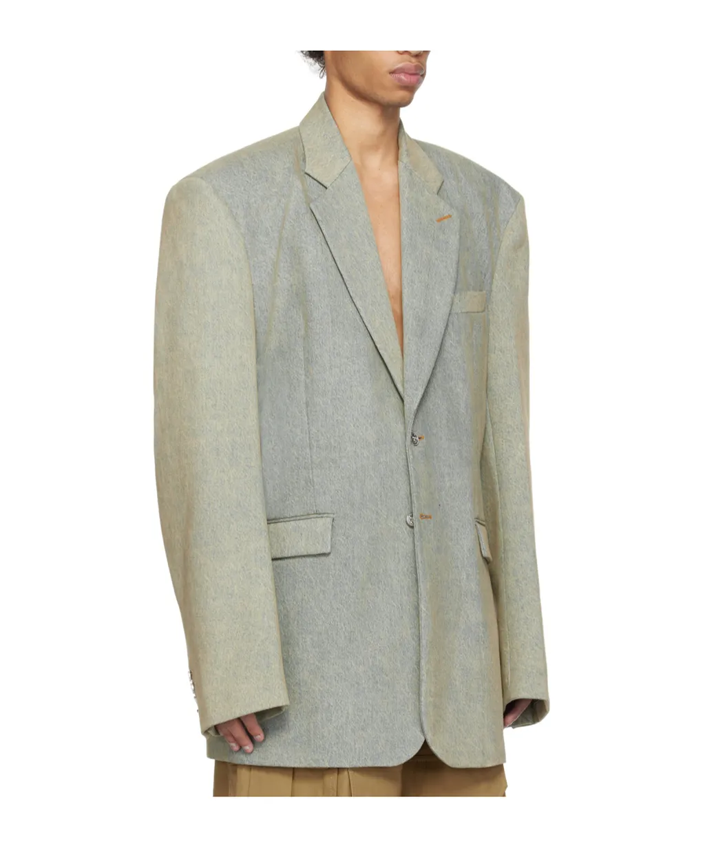 Single Breasted Denim Tailored Blazer