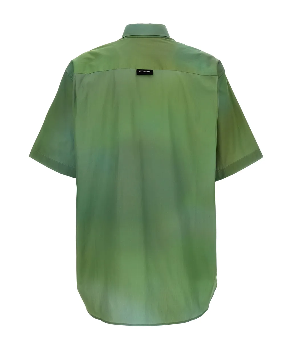 Anime-Print Cotton Shirt