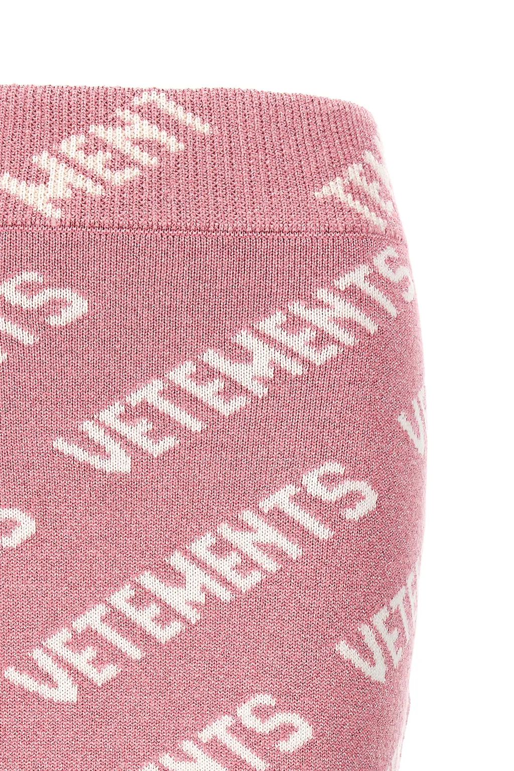 Monogram Frayed Mini Skirt