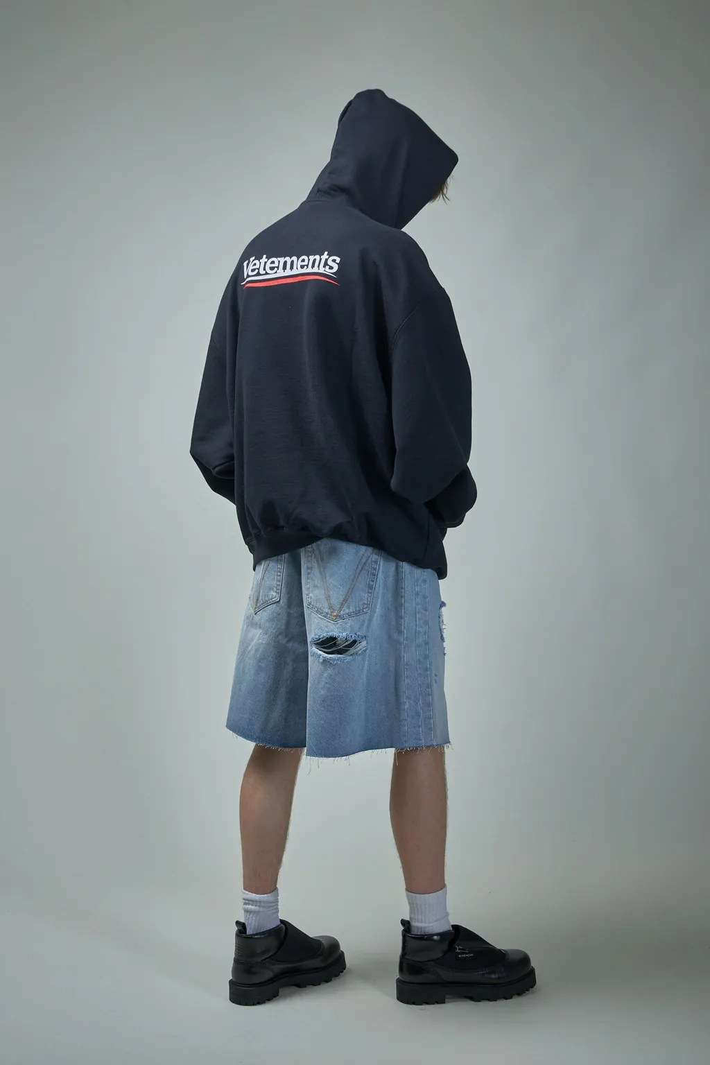 Logo Printed Drawstring Hoodie