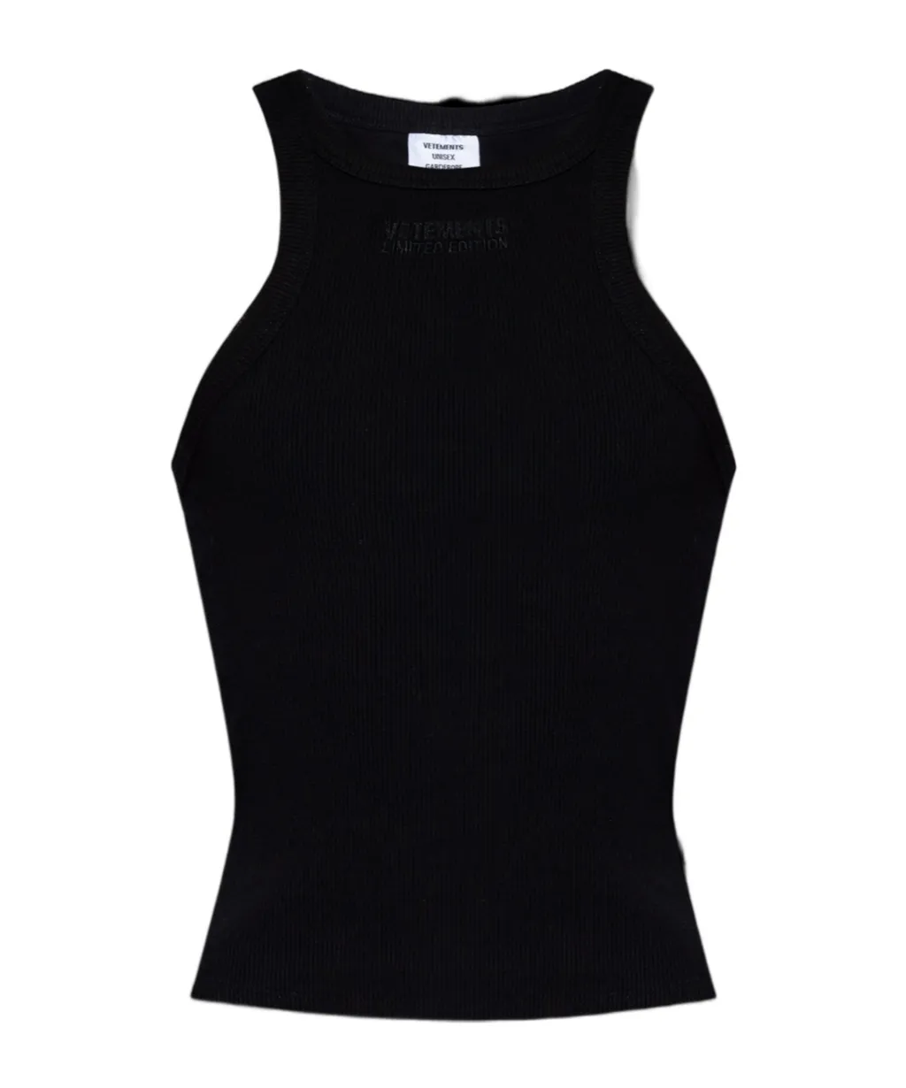 Racing Logo Embroidered Tank Top