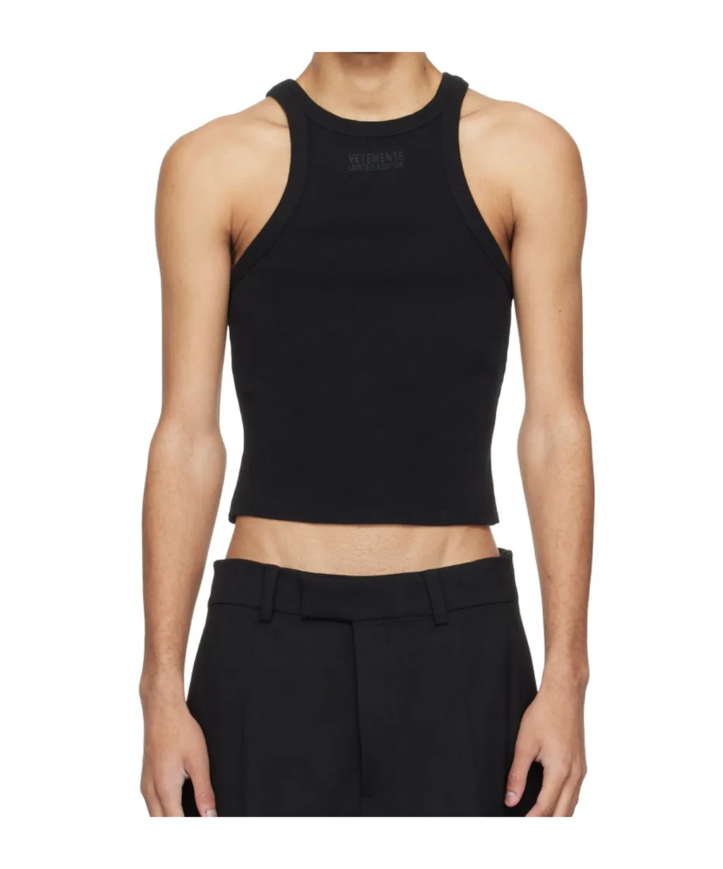 Racing Logo Embroidered Tank Top