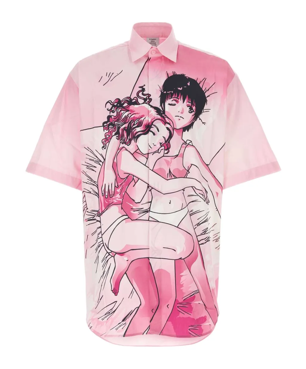 Graphic Print Cotton Shirt