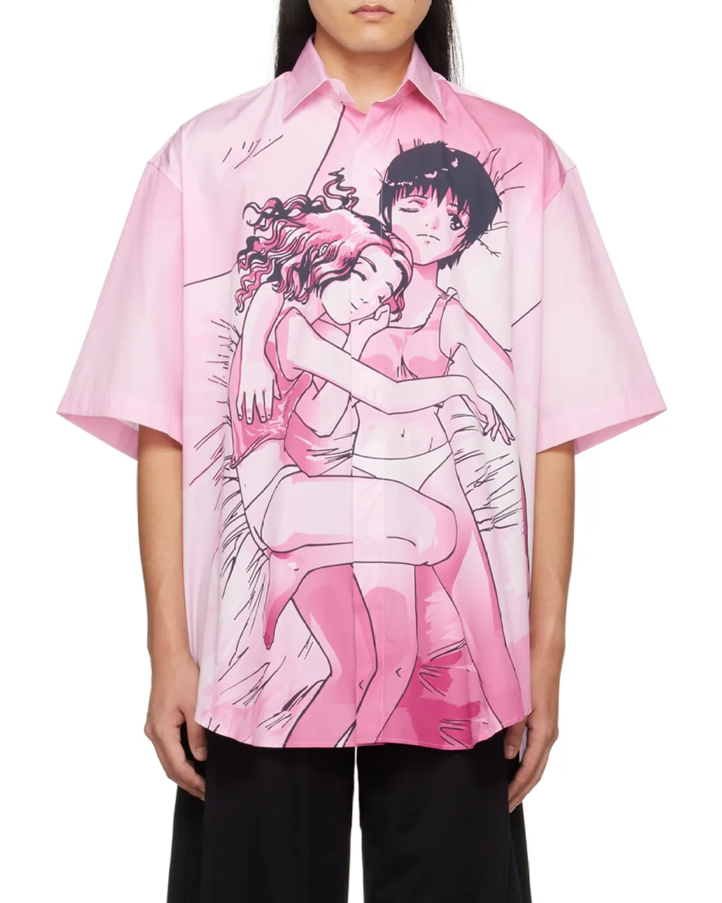 Graphic Print Cotton Shirt