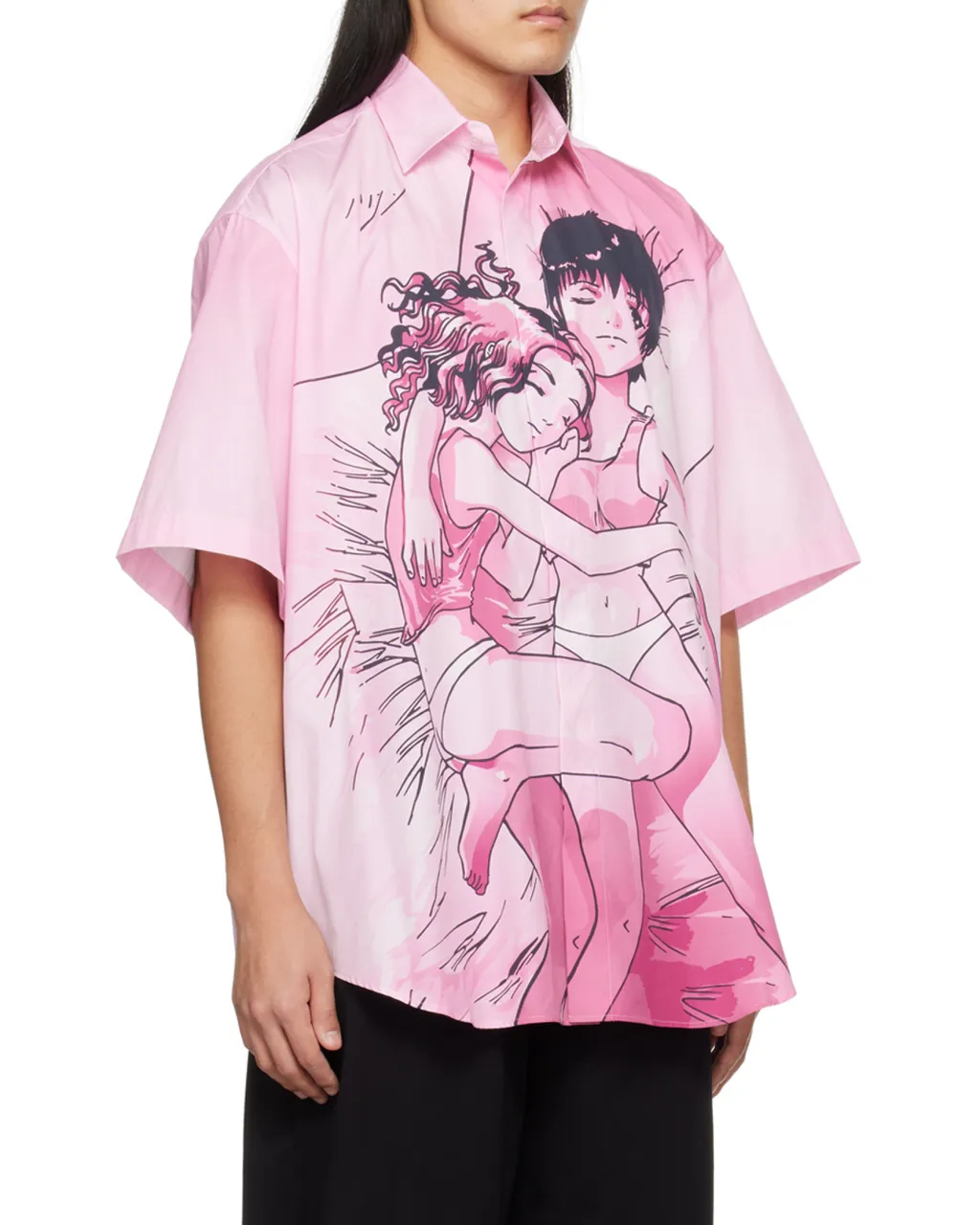 Graphic Print Cotton Shirt