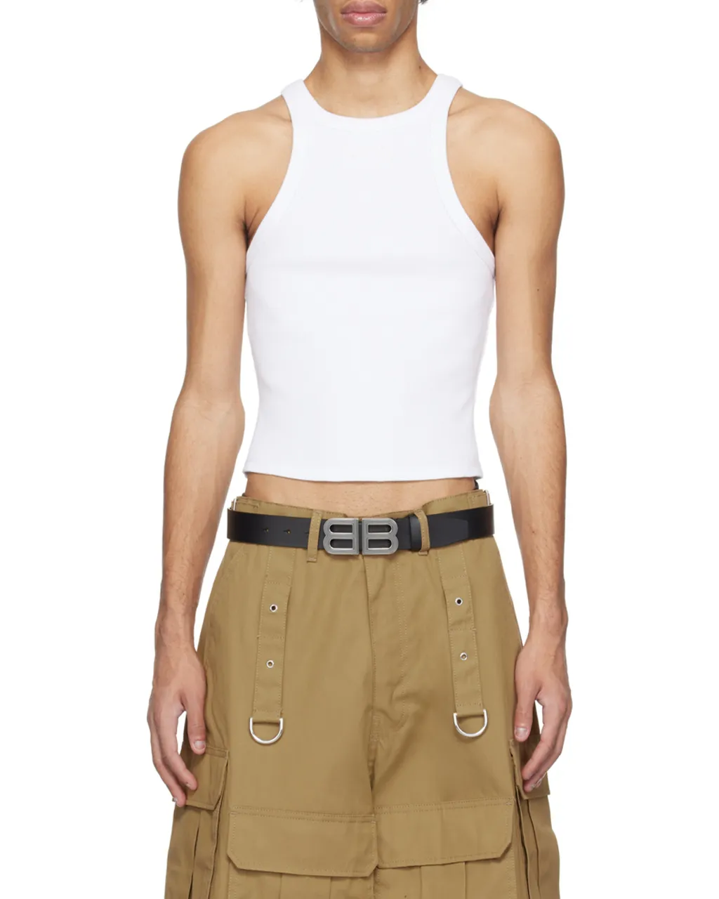 Racing Logo Embroidered Tank Top