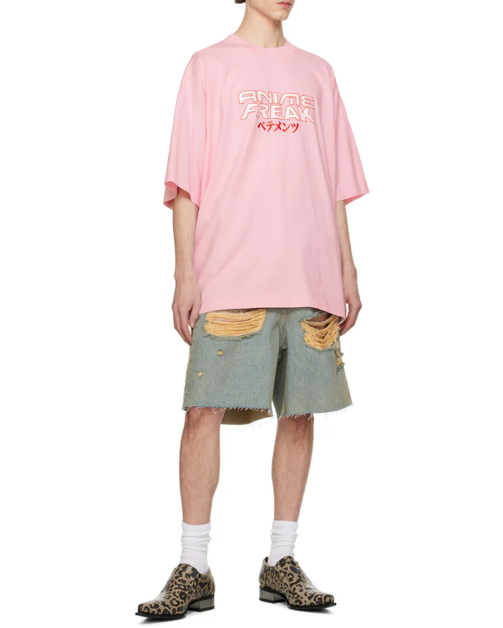 Destroyed Denim Shorts