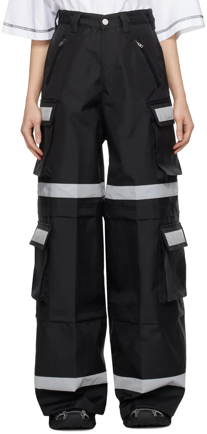 Stitching Details Tooling Casual Pants