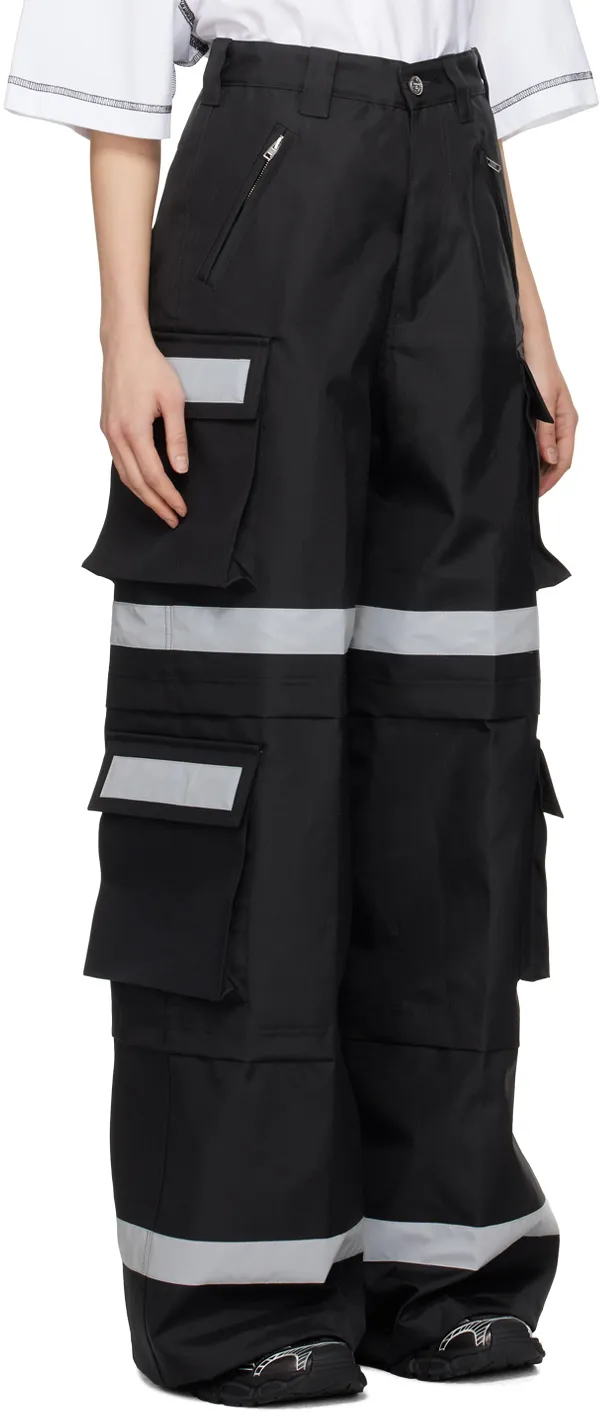 Stitching Details Tooling Casual Pants