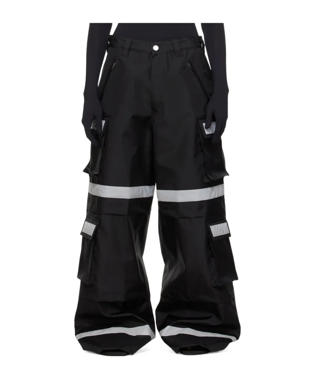 Stitching Details Tooling Casual Pants