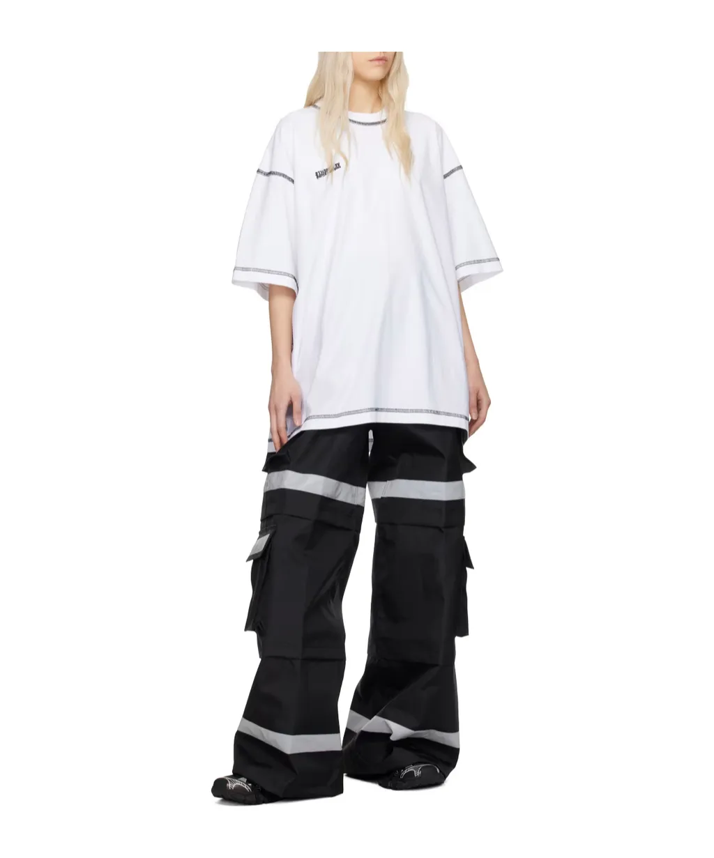 Stitching Details Tooling Casual Pants