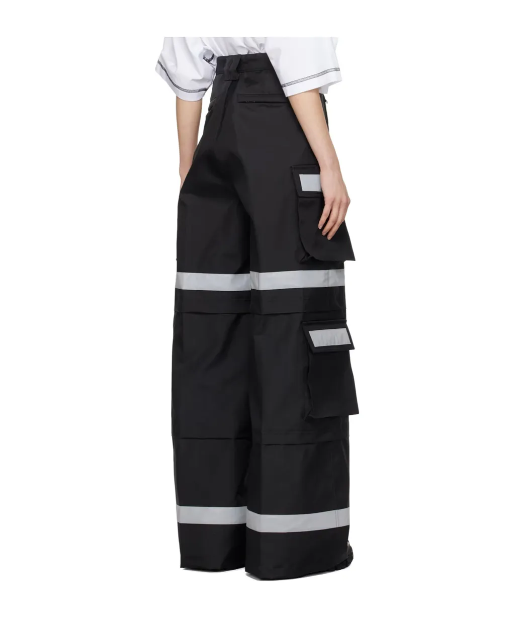 Stitching Details Tooling Casual Pants