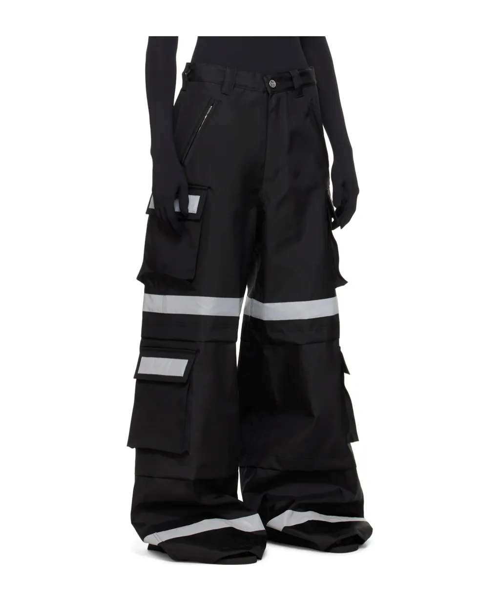 Stitching Details Tooling Casual Pants