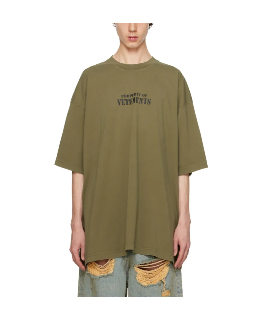 Property Of Vetements Cotton T-Shirt