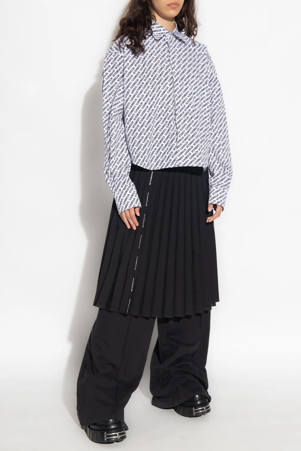 Logo Printed Buttoned Shirt