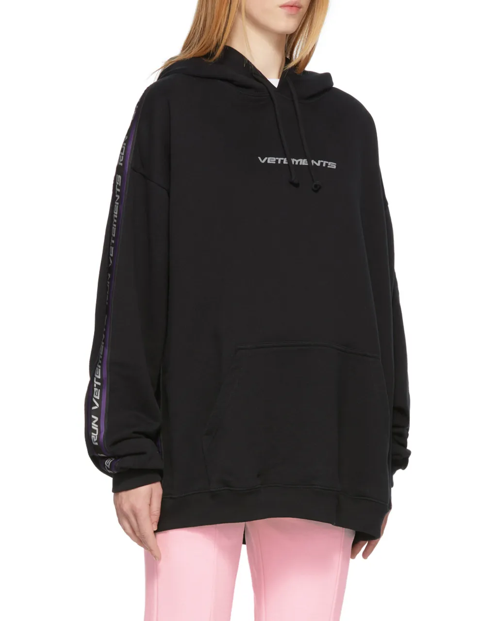 Logo Stripe Hoodie