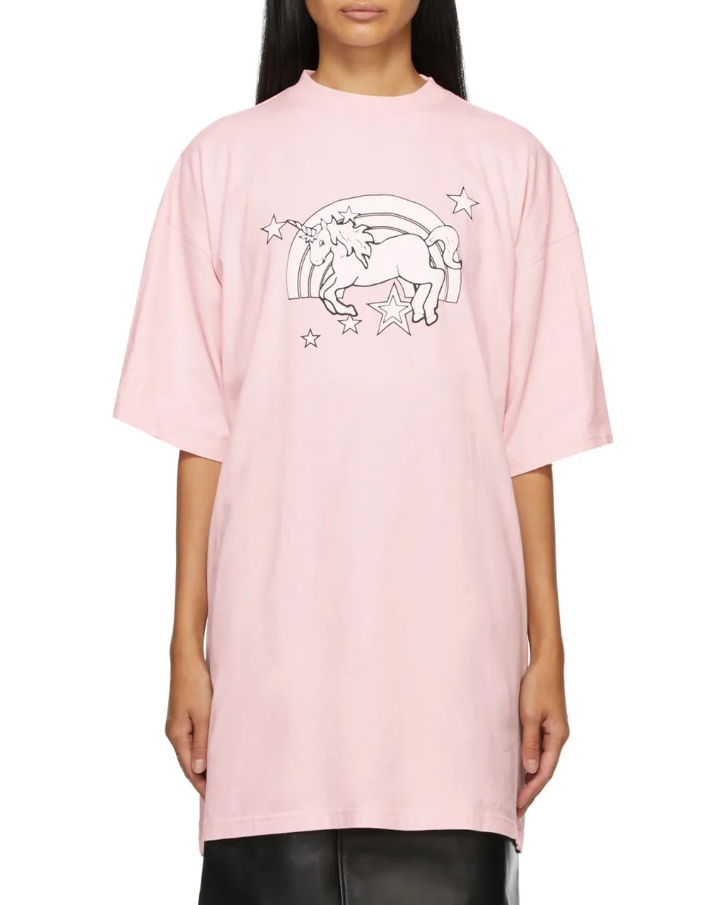 Unicorn Print Cotton T-Shirt