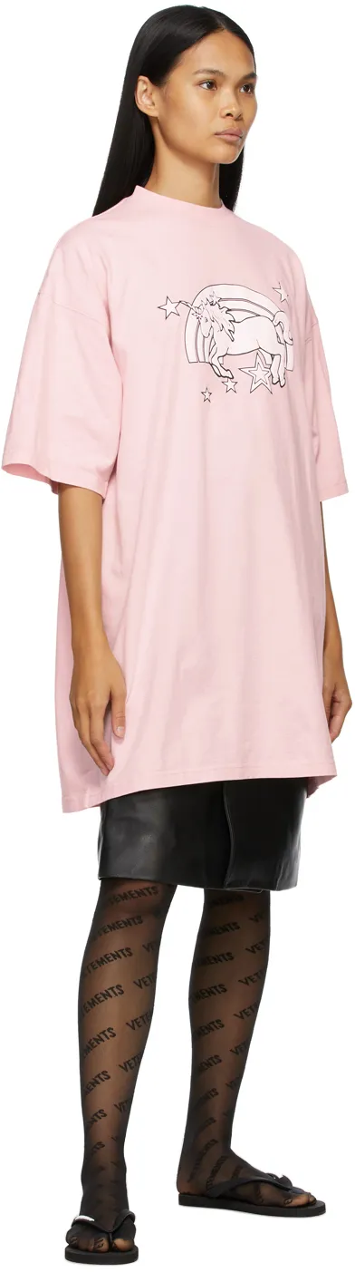 Unicorn Print Cotton T-Shirt