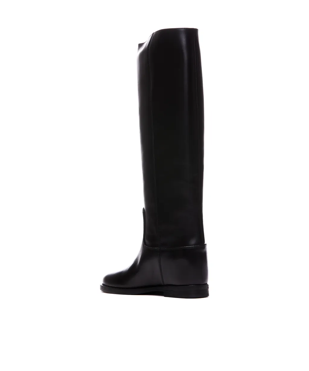 High Logo Detail Boots