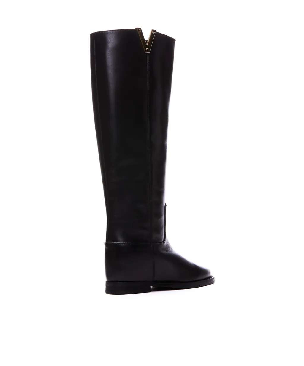 High Logo Detail Boots