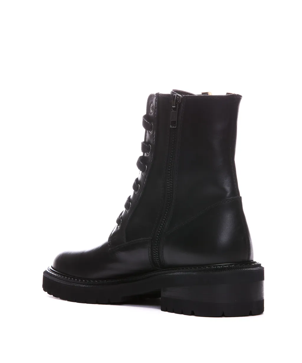 Lace-Up Combat Boots