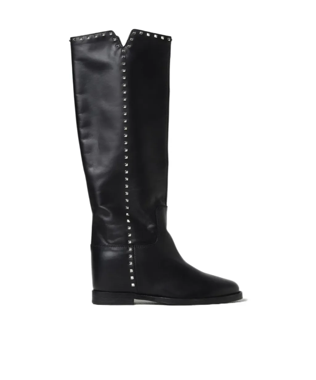 Studded 25Mm Leather Boots