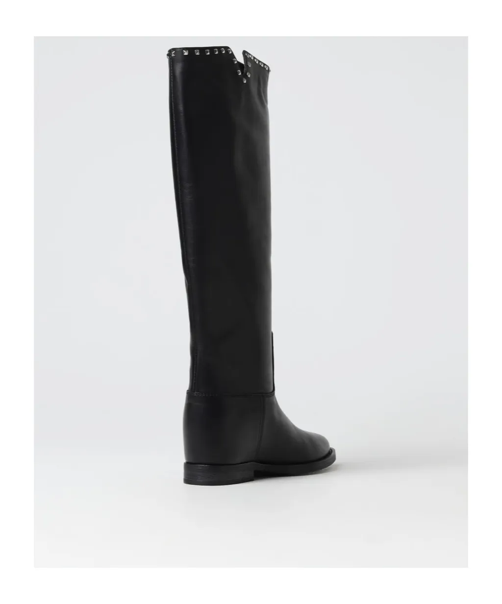 Studded 25Mm Leather Boots