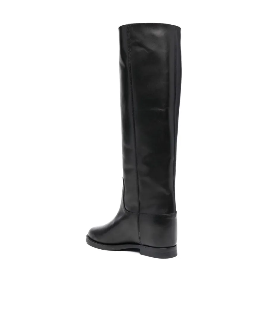 Cut-Out Logo Plaque Boots