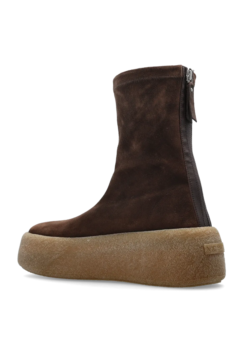 Zip-Detail Platform Boots
