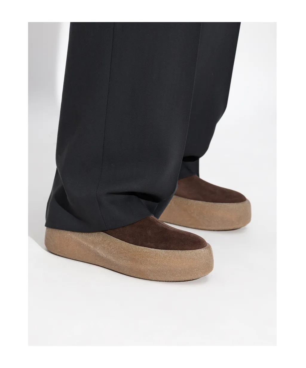 Zip-Detail Platform Boots