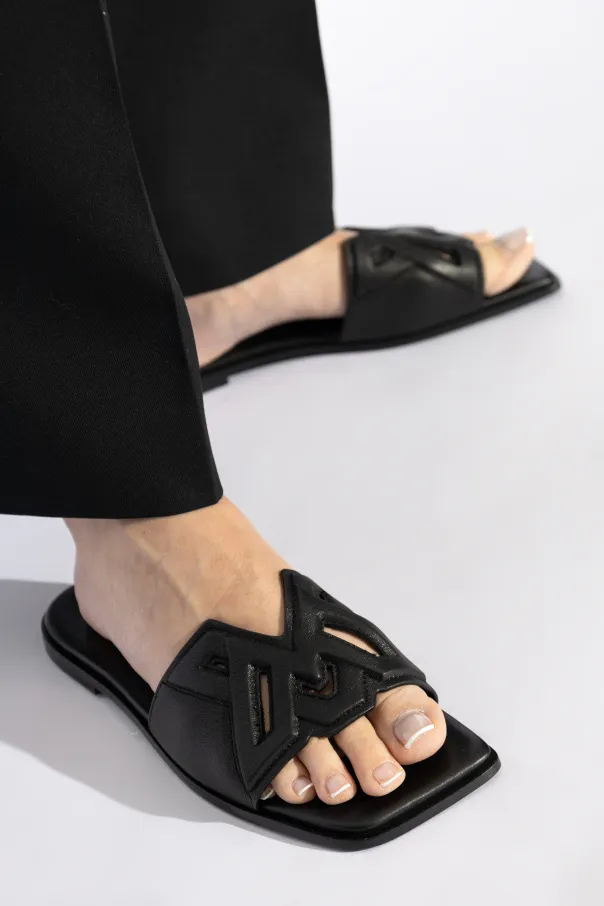 Geometric Slide Sandals