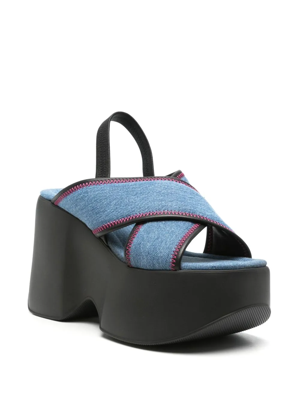 Platform High-Heeled Sandals