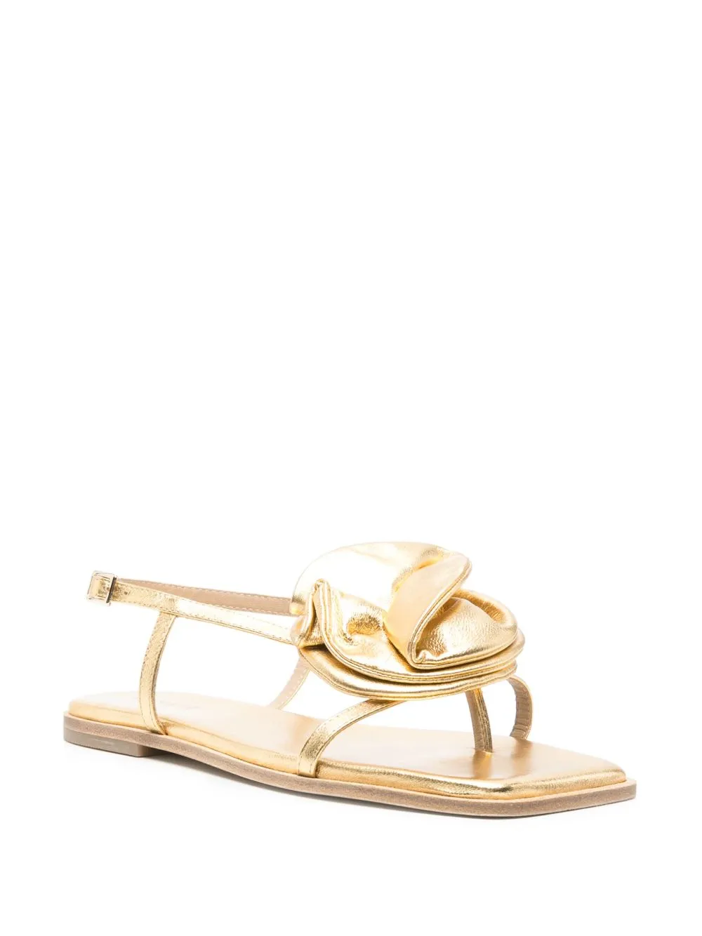Square Toe Flat Sandals