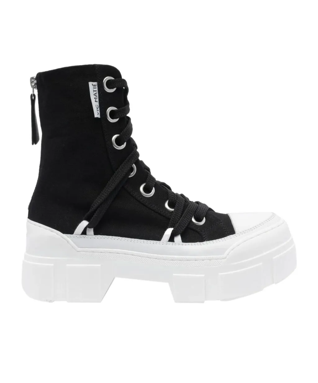 High-Top Lace-Up Sneakers