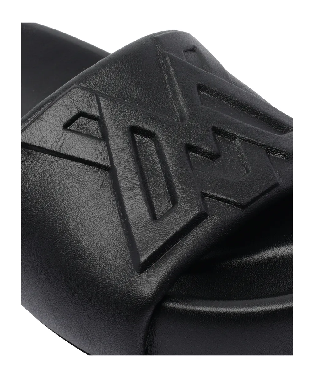 Embossed Sandals