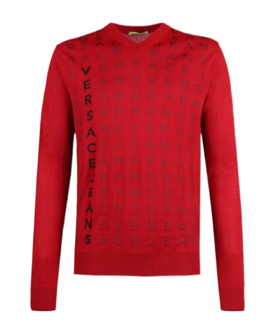 Logo V-Neck Sweater