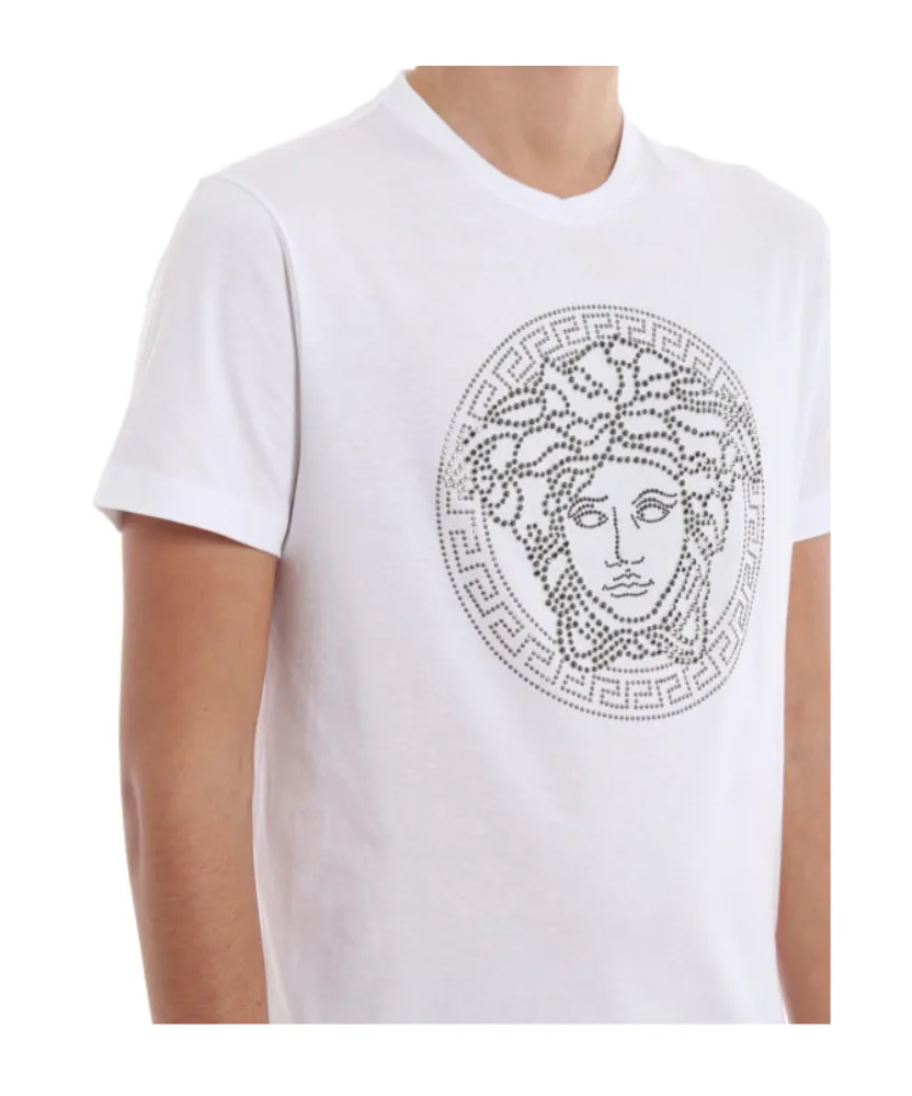 Printed Round Collar T-Shirt