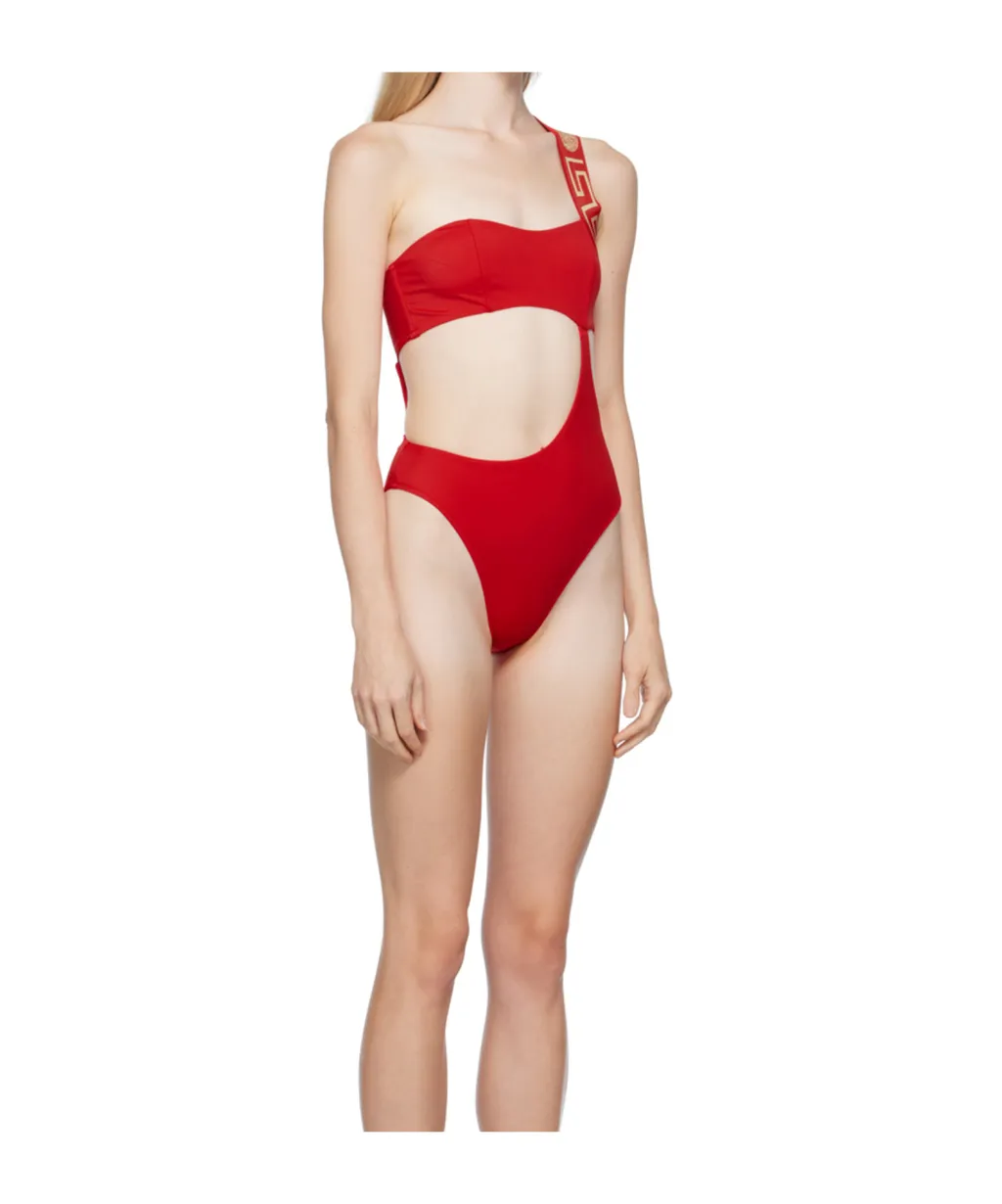Greca Cut Out Detailed Swimsuit