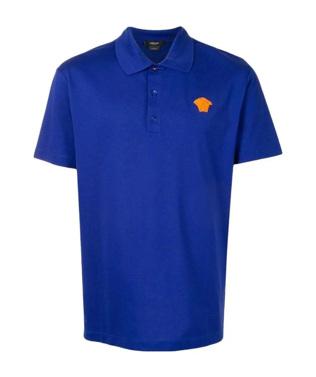 Medusa Motif Polo Shirt