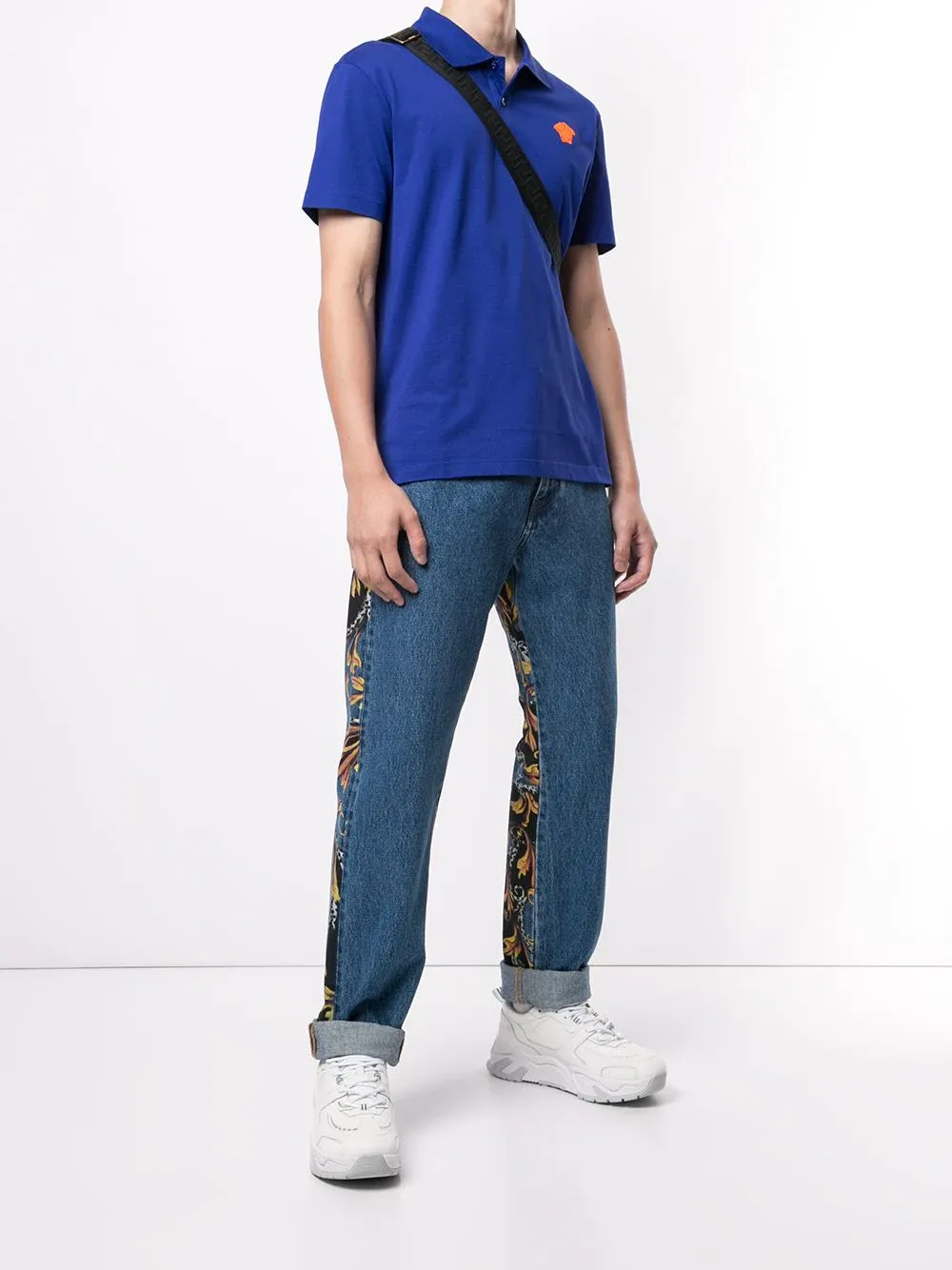 Medusa Motif Polo Shirt