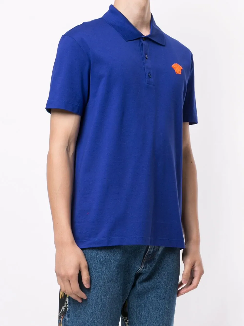 Medusa Motif Polo Shirt