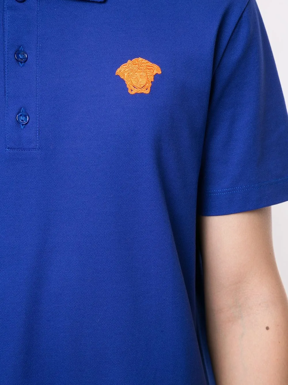 Medusa Motif Polo Shirt