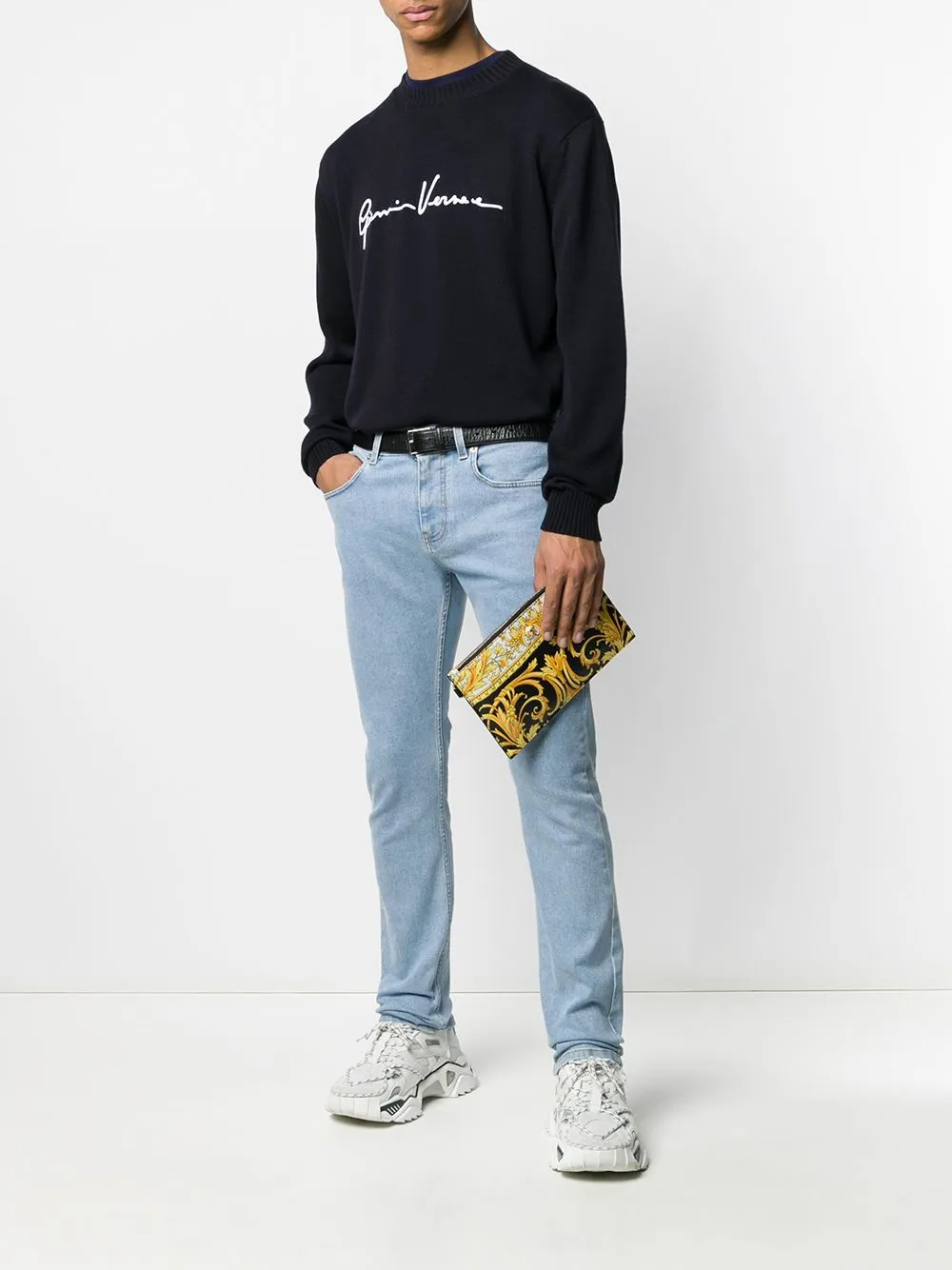 Gianni Versace Embroidered Jumper