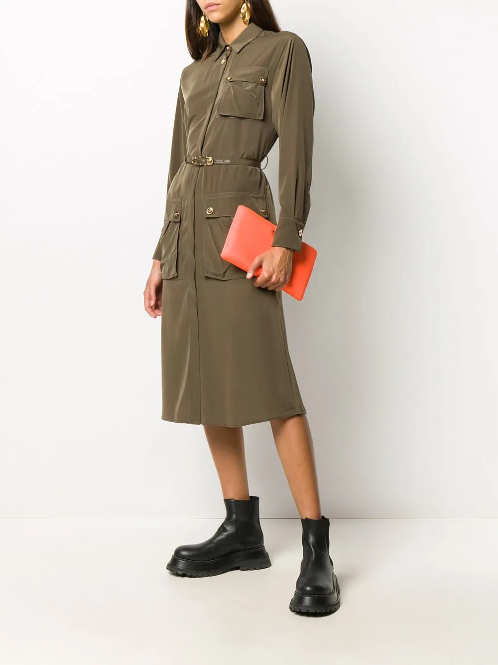 Safari Midi Shirtdress