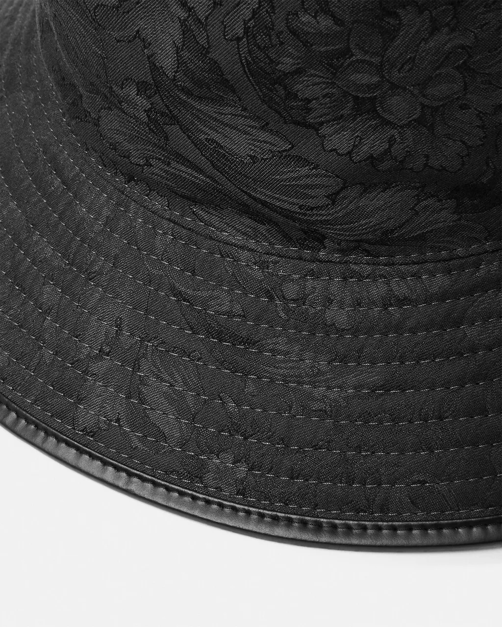 Barocco-Pattern Wide Brim Bucket Hat