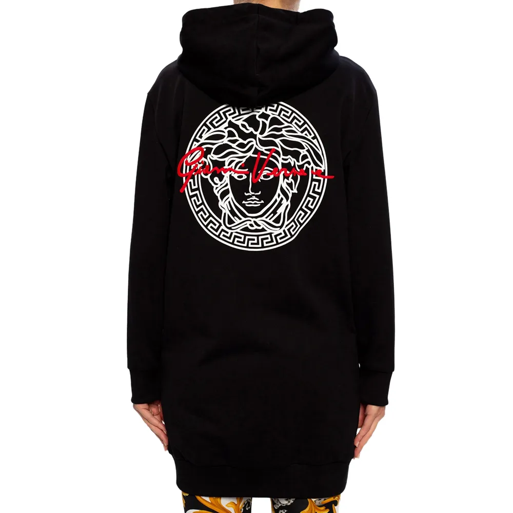 Logo-Print Hoodie Coat