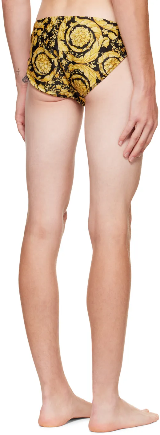 Barocco Printed Swim Briefs