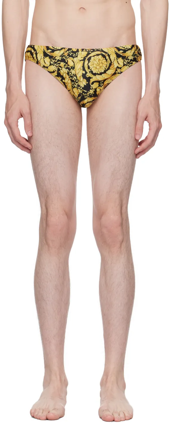 Barocco Printed Swim Briefs