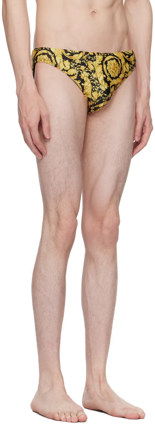 Barocco Printed Swim Briefs
